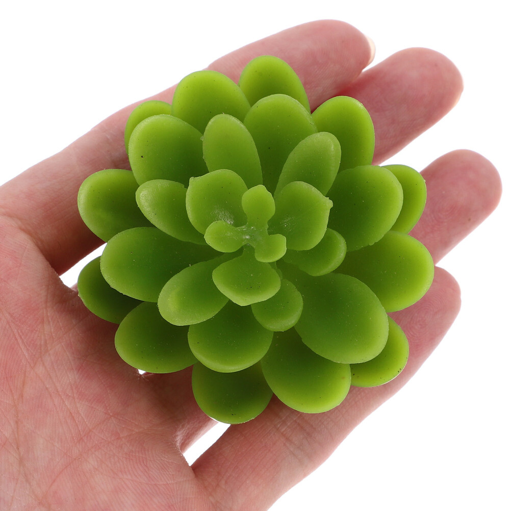 3 PCS Simulated Succulent Snow Decoration Small Plants Succulents Picks
