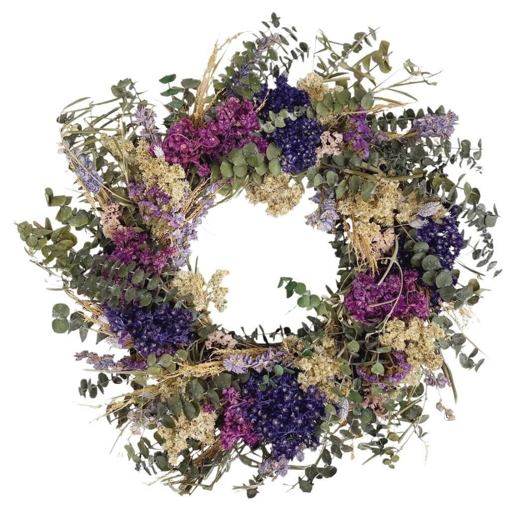 Andaluca Pasadena Magenta Floral Wreath