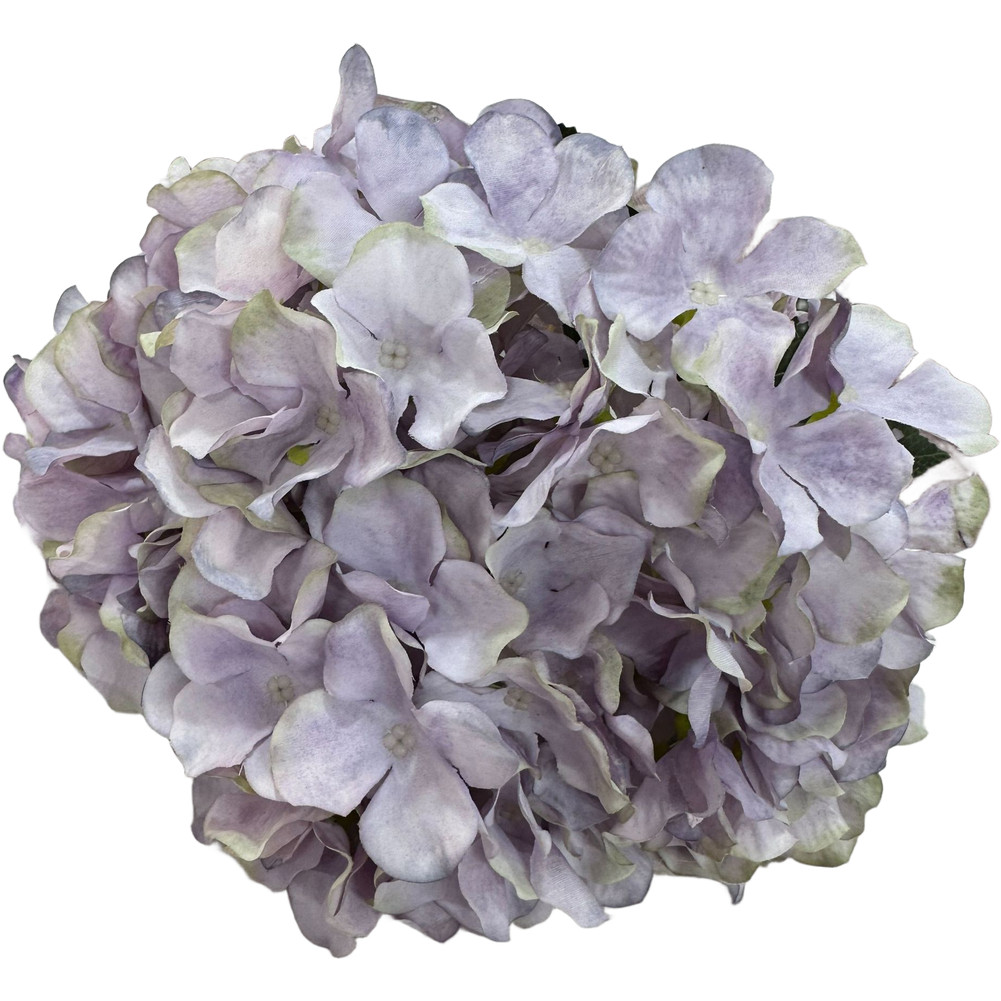 Flexible Wire Stem Hydrangea Silk Flowers 5 Heads for Tiered Tray Shelf Decor
