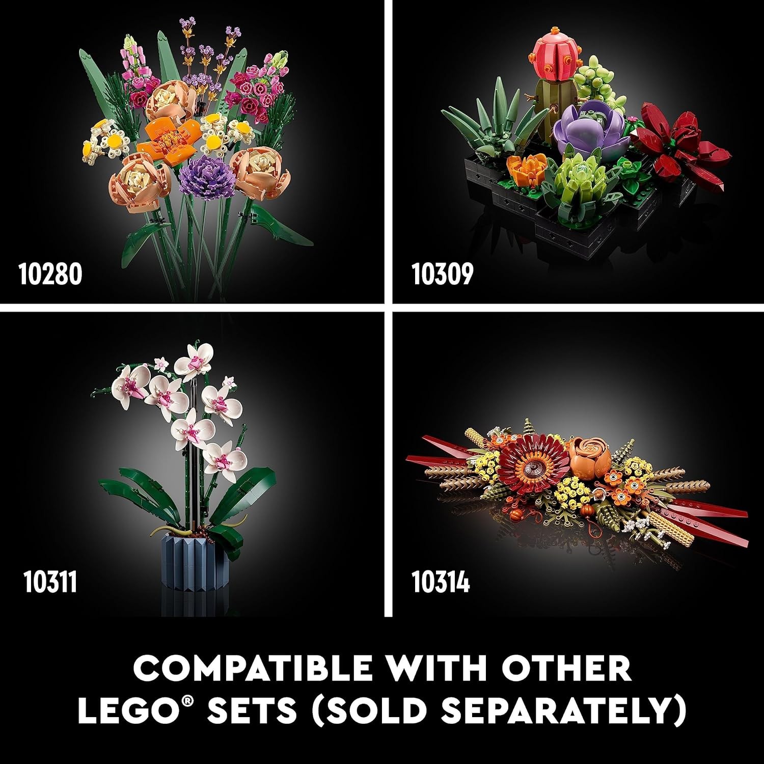 Botanicals Artificial Wildflower Bouquet – Fake Indoor Flowers Building…