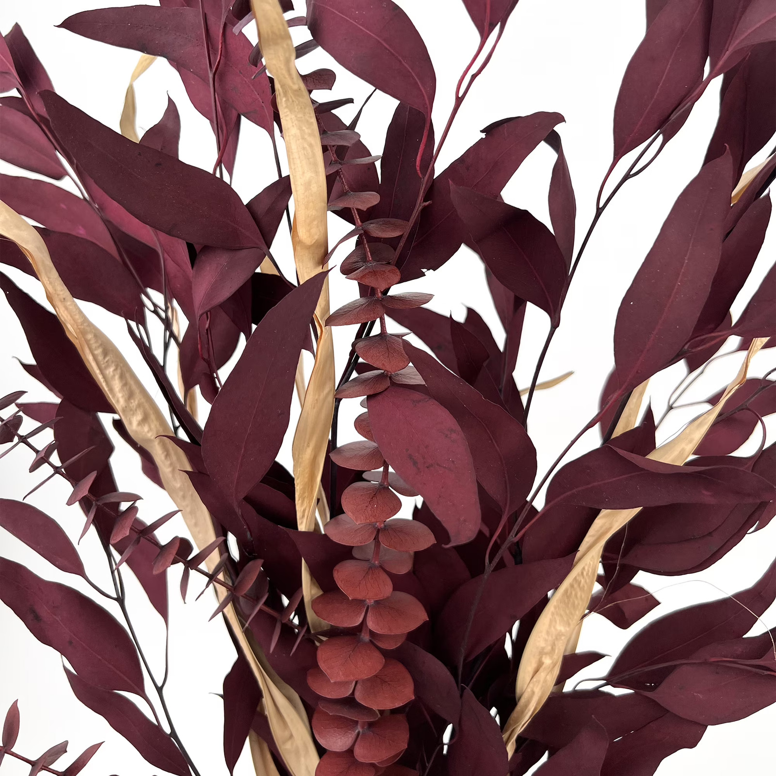Dried Eucalyptus Mix Red Bouquet