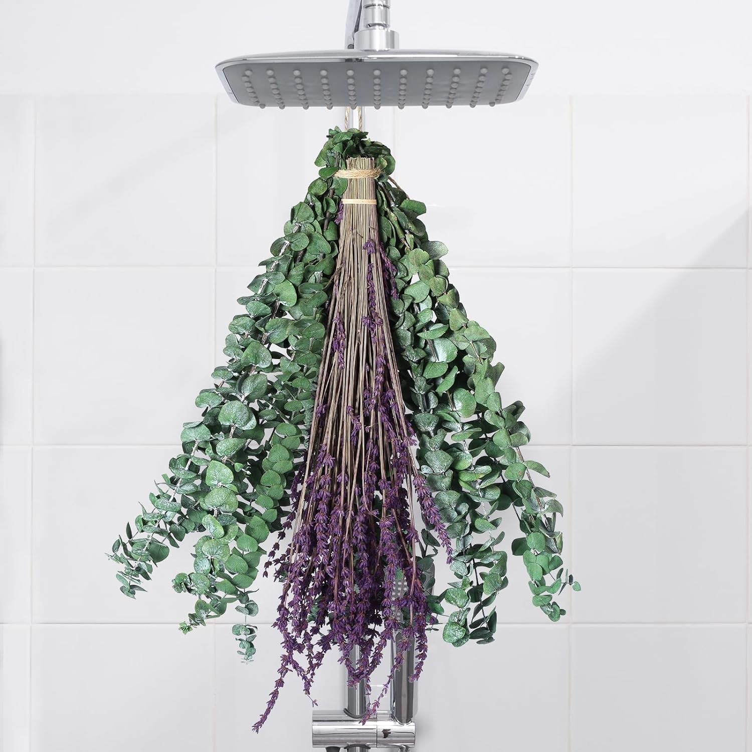 10 Pcs Dried Eucalyptus Stems 17″ Real Eucalyptus Shower Hanging 100% Made from