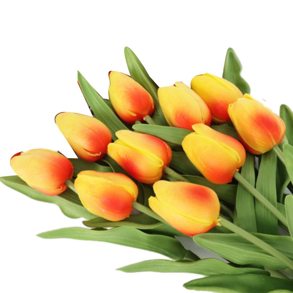 Handmade Simulation Tulip Flowers Pack of 10 Perfect for Various Occasions
