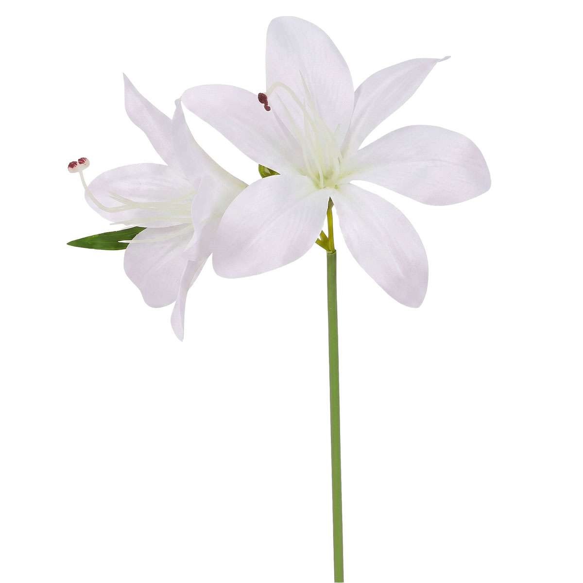 1/4/8X Artificial Lily Flowers Faux Plant Bouquet UV Resistant Garden Home Decor