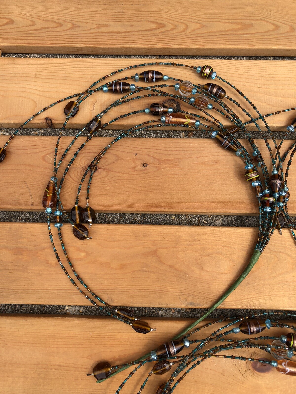Lot Of 3 Glass Bead Floral Pick/Spray Seasonal/Garland/Wreaths/Christmas