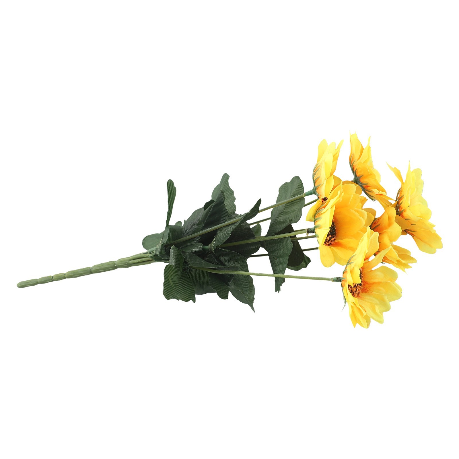 7 Heads Artificial Sunflowers Fake Flower Bouquet Garden Wedding Party Decor New