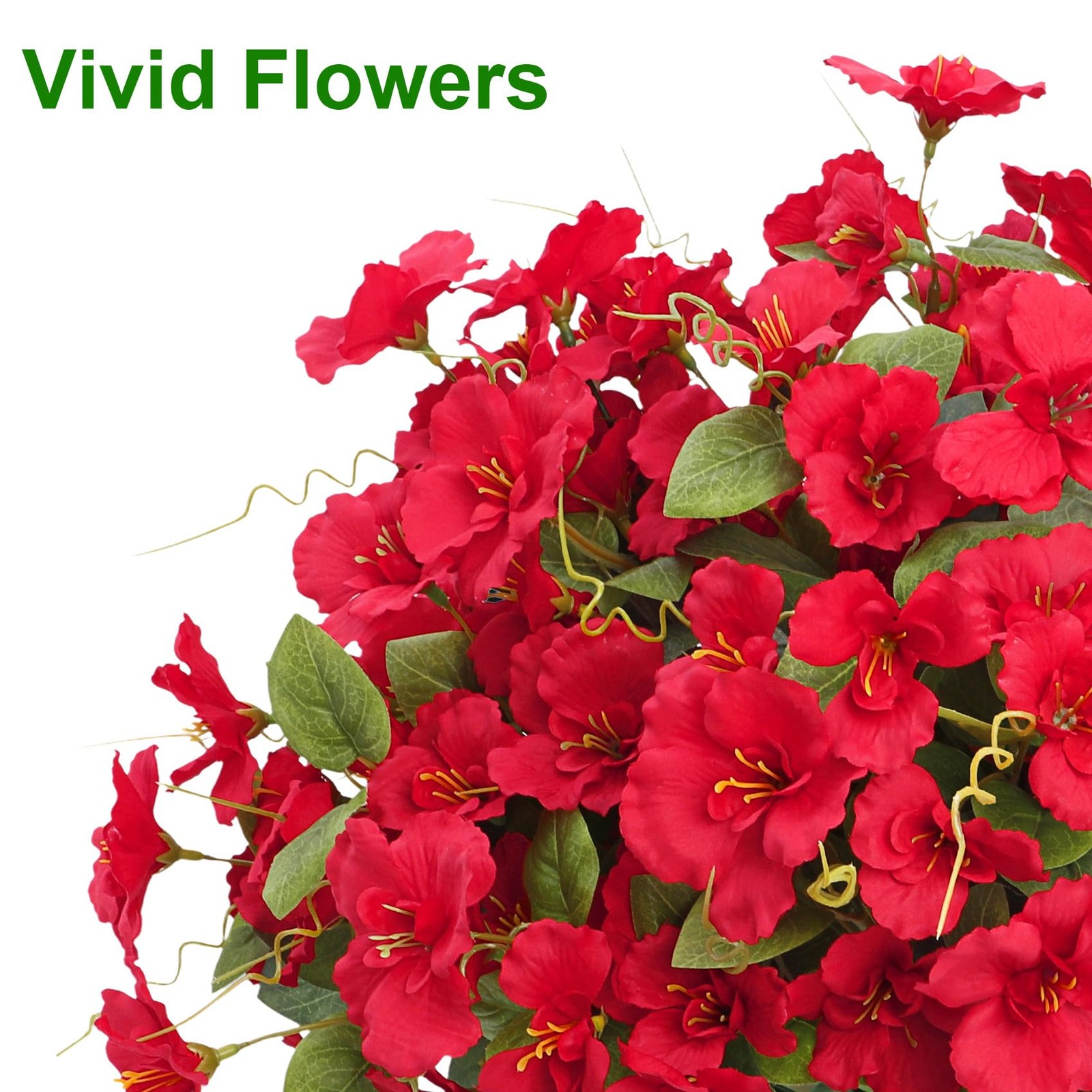 8 Bundles Artificial Hibiscus Flowers for Outdoors Decoration, Faux Silk Flow…