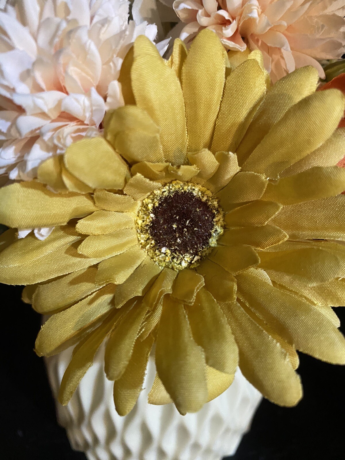 Autumn Fall Décor Flowers Pumpkins. & Garland Floral Arrangement Gift Set