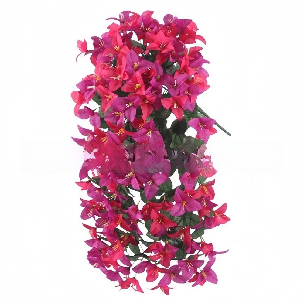 Silk Bougainvillea Vine Garland – Vivid Gradient Colors for Indoor Outdoor Use
