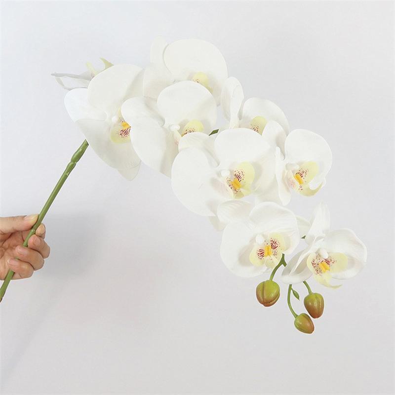 9 Heads 98cm Artificial Butterfly Orchid Flowers Fake Moth Orchids Flowers