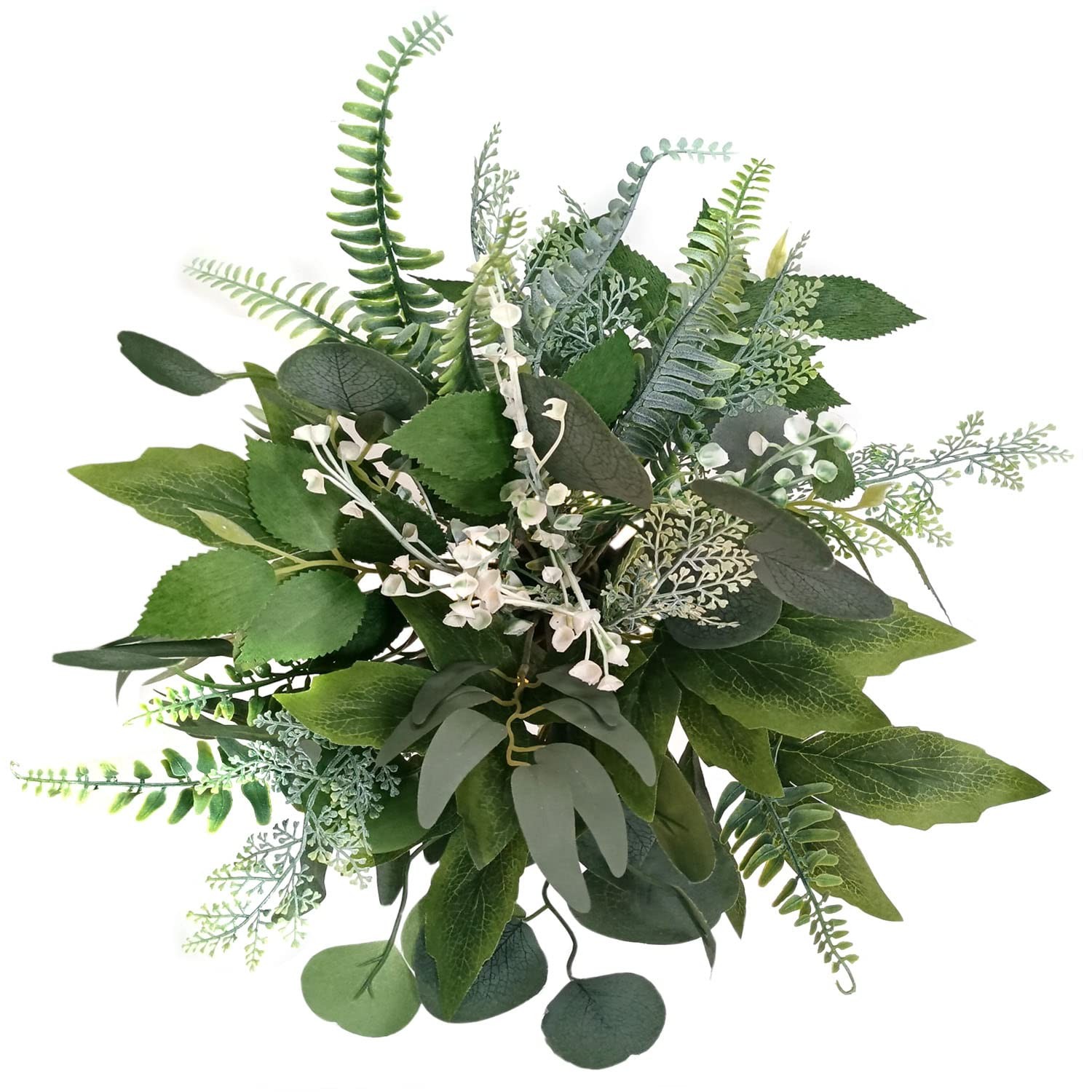 Greenery for Centerpieces, 48pcs with 8 Kinds of Fake Greenery Faux Greenery …