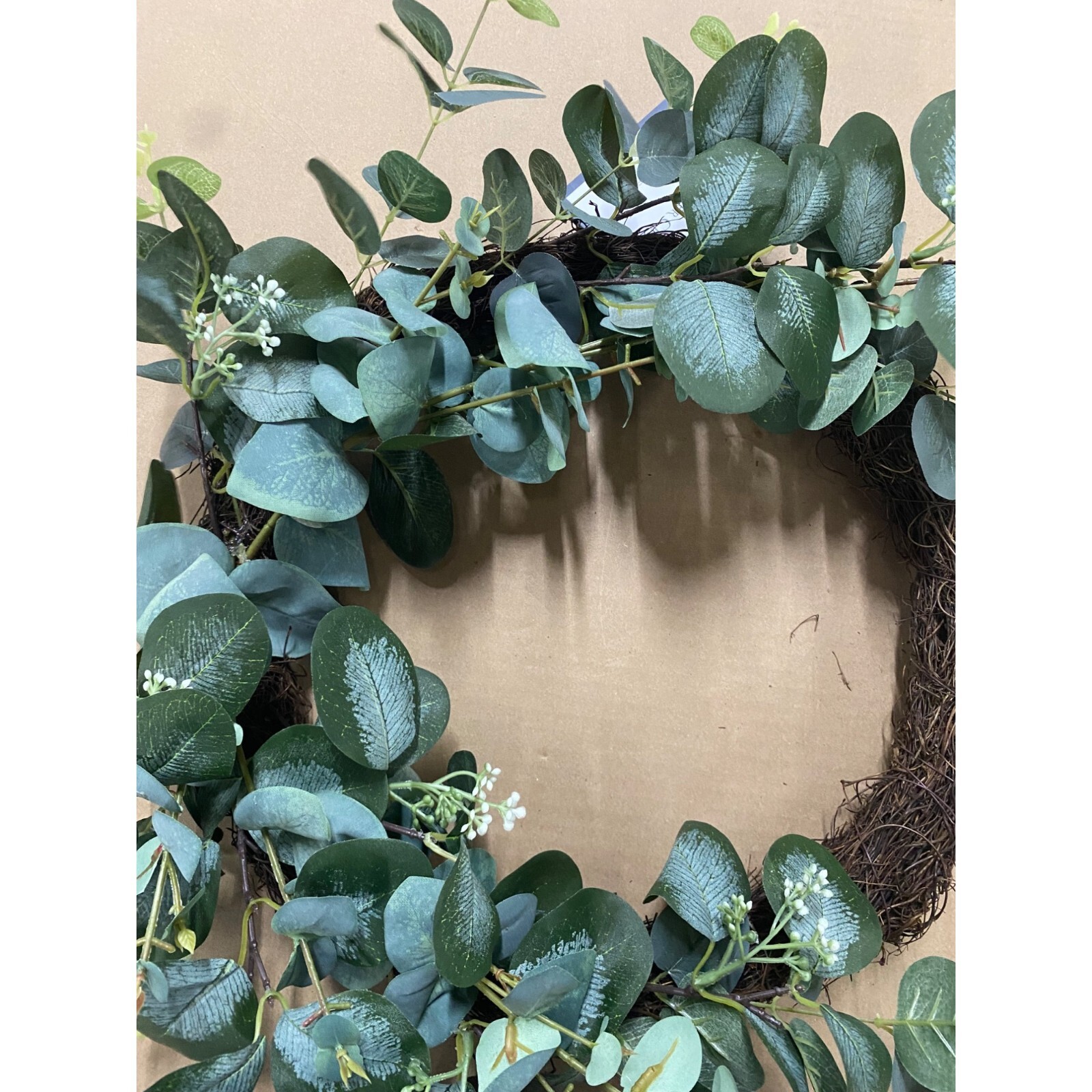 Charter Club Artificial Eucalyptus Green Wreath NEW