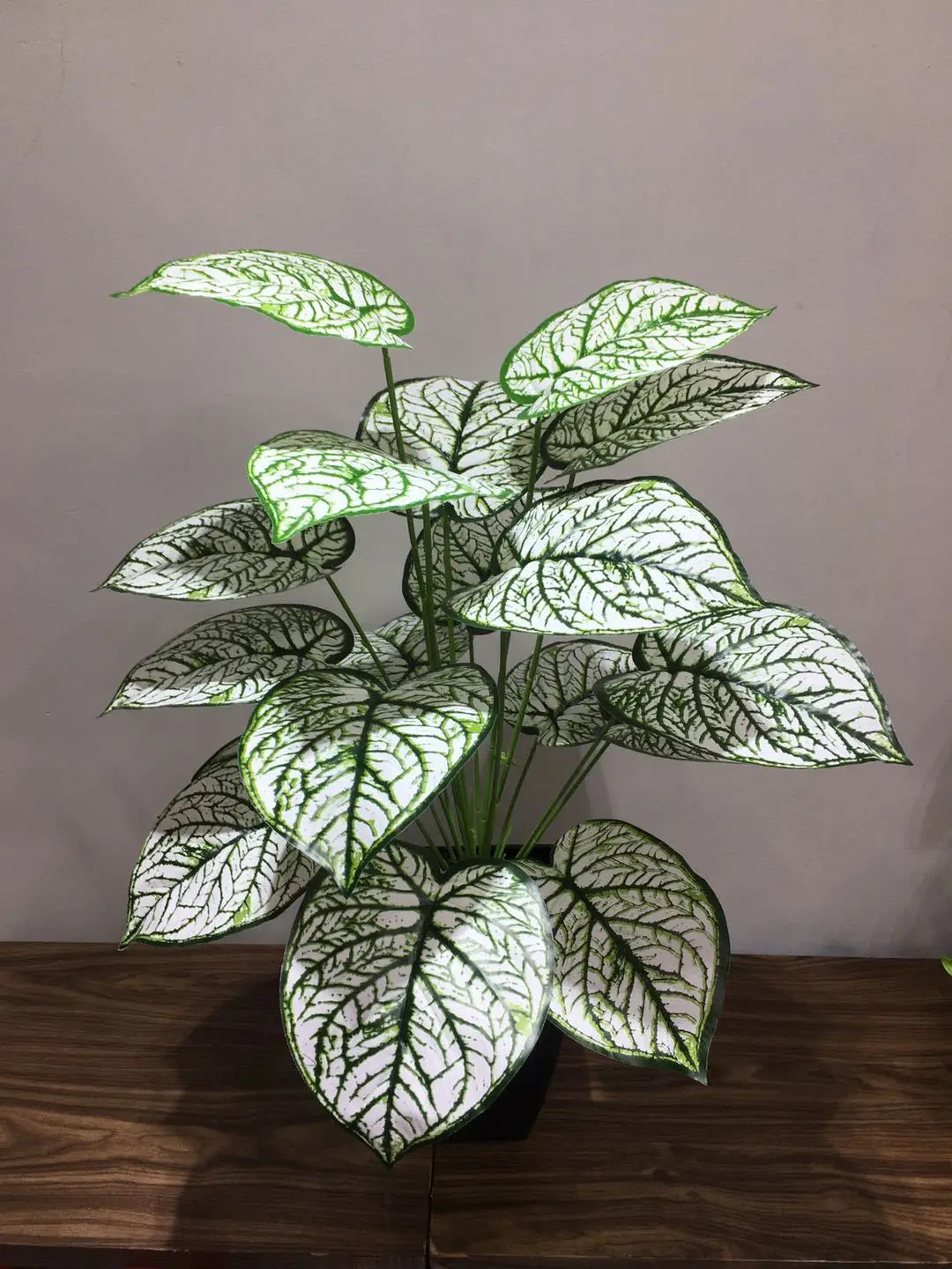 75CM 18Leaves Artificial Palm Tree Large Tropical Plants Shrub Rare Fake Flower