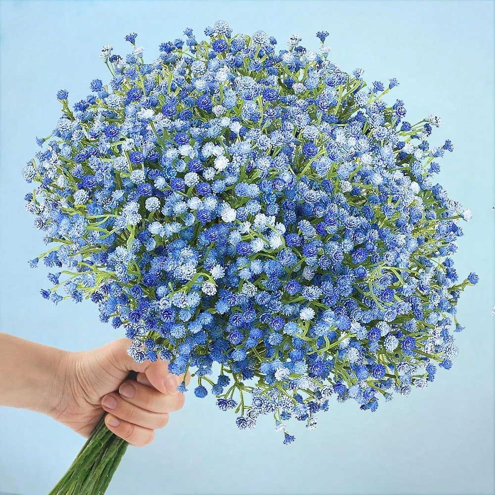 Artificial Flowers UV Resistant Fake Flower Plants Garden Wedding Hanging Decor