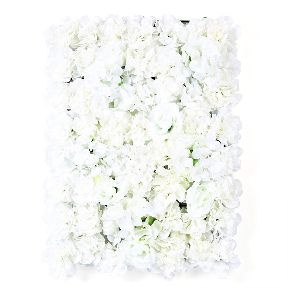 Artificial Flower Wall Panels 20 Pcs Flower Mats Silk Flower Panels Wall Decor