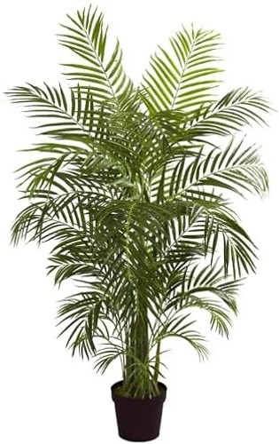 Nearly Natural 4.5ft Artificial Areca Palm Tree, UV Resistant (Indoor/Outdoor)