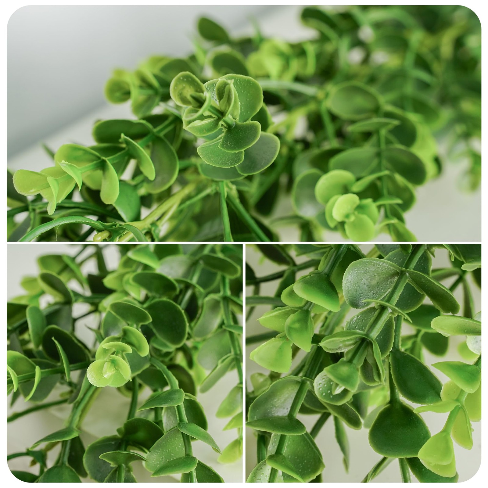 6FT Artificial Boxwood Garland, Faux Vines Hanging Plant Greenery Garland for…