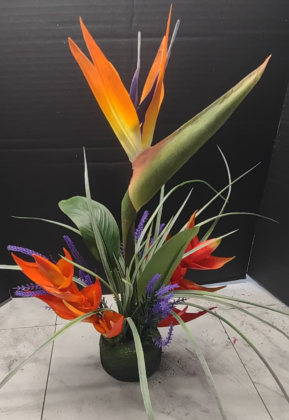 Potted Artificial bird of paradise table decoration, weddings, centerpiece OR