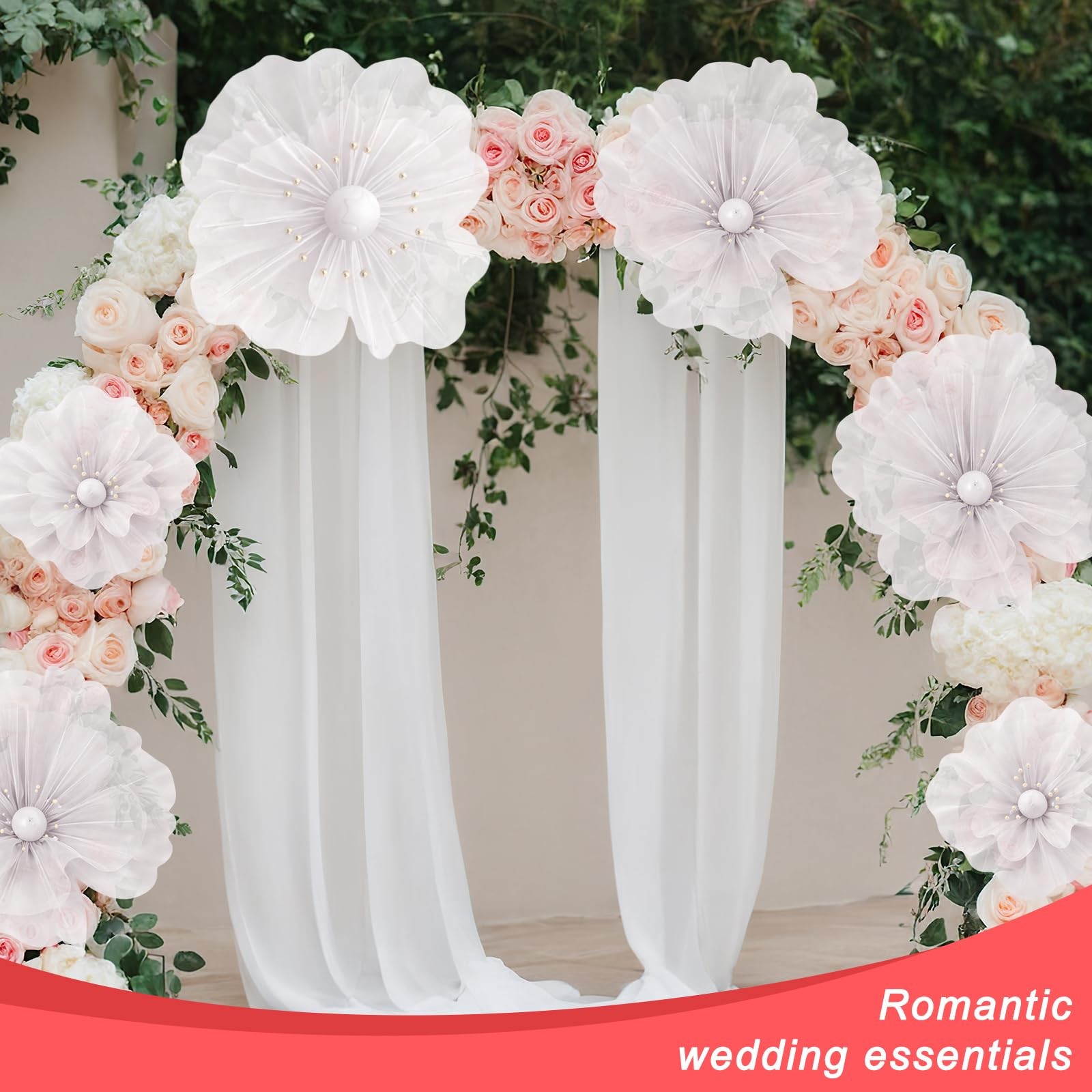 Giant Artificial White Daisy Flowers Wedding Home Party Decor 12/16/20 Inch
