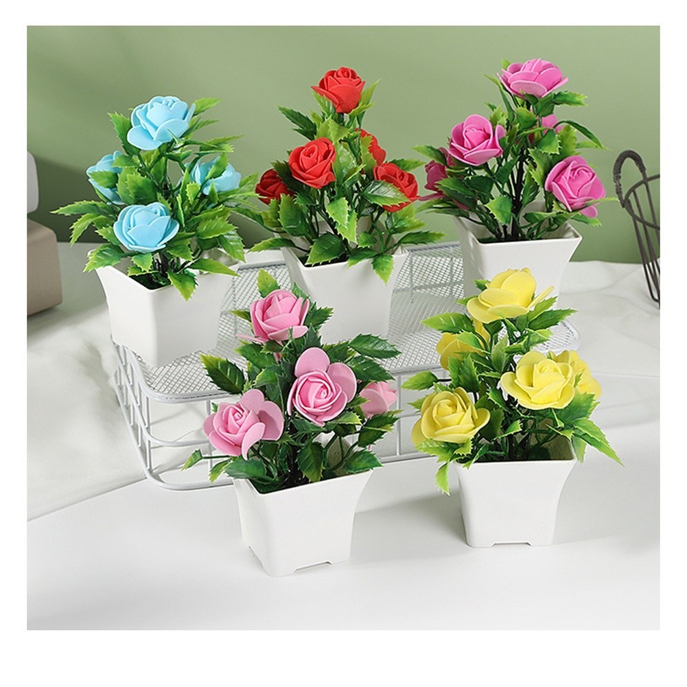 Indoor Artificial Plants with for Natural Look for Tabletop and Shelf Display