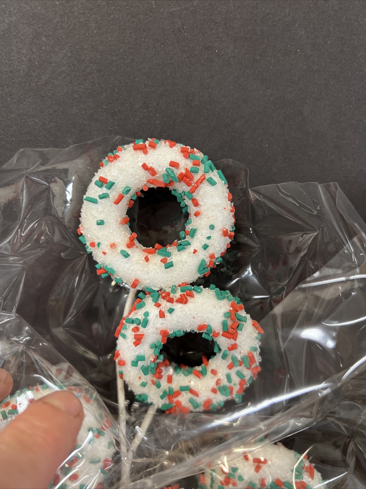 5 Sprinkle Treats Donut Doughnut 15.5” Picks Twig Spray Valerie Parr Hill Rare
