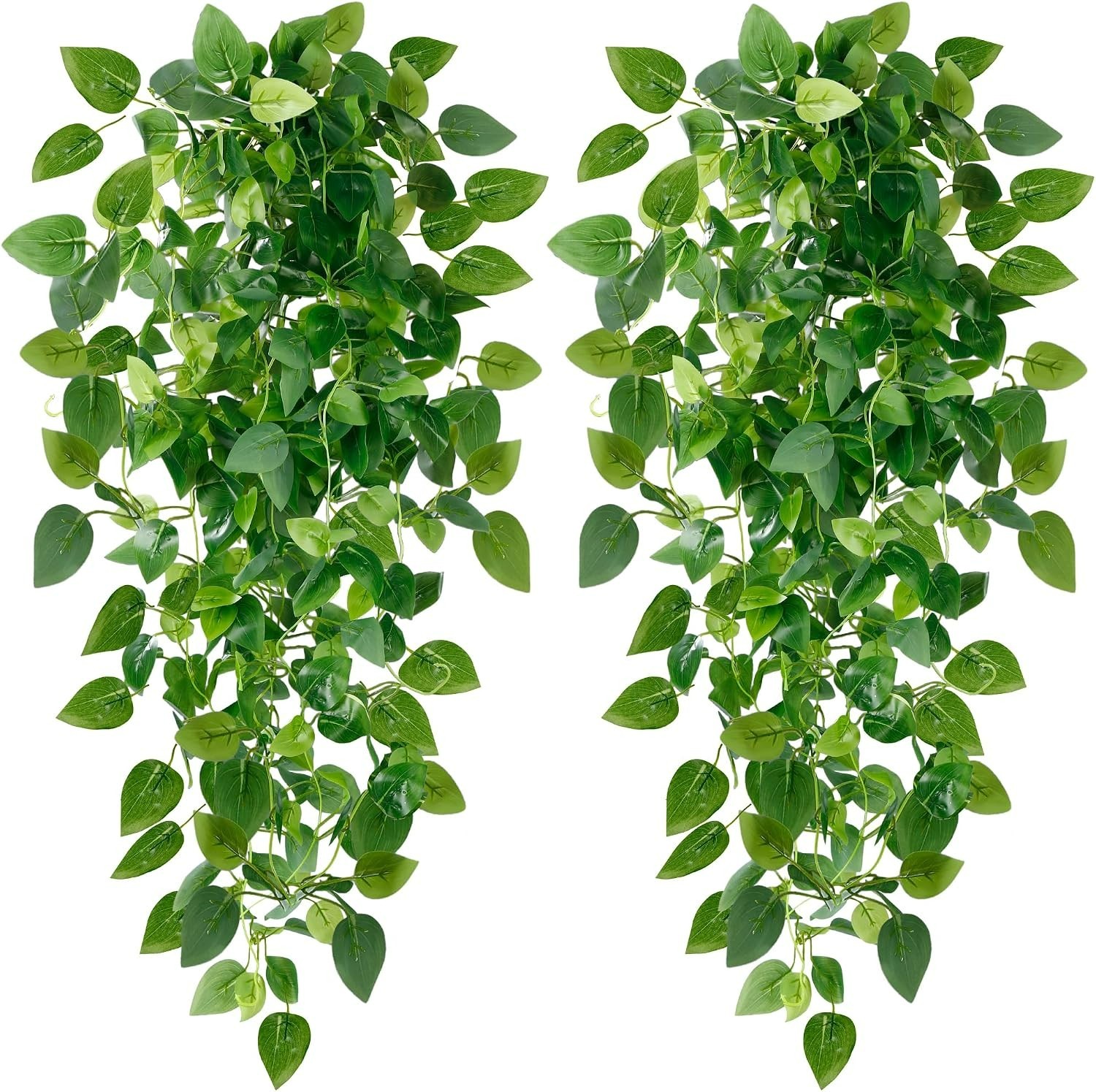 2 Pcs Lifelike Fake Ivy Vines – Effortless Greenery for Home & Garden Decor