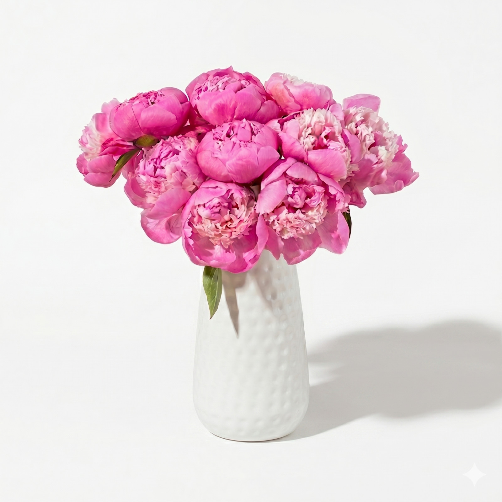 American Florals – Bouquets of Fresh Hot Pink Peonies – Vase Not Included