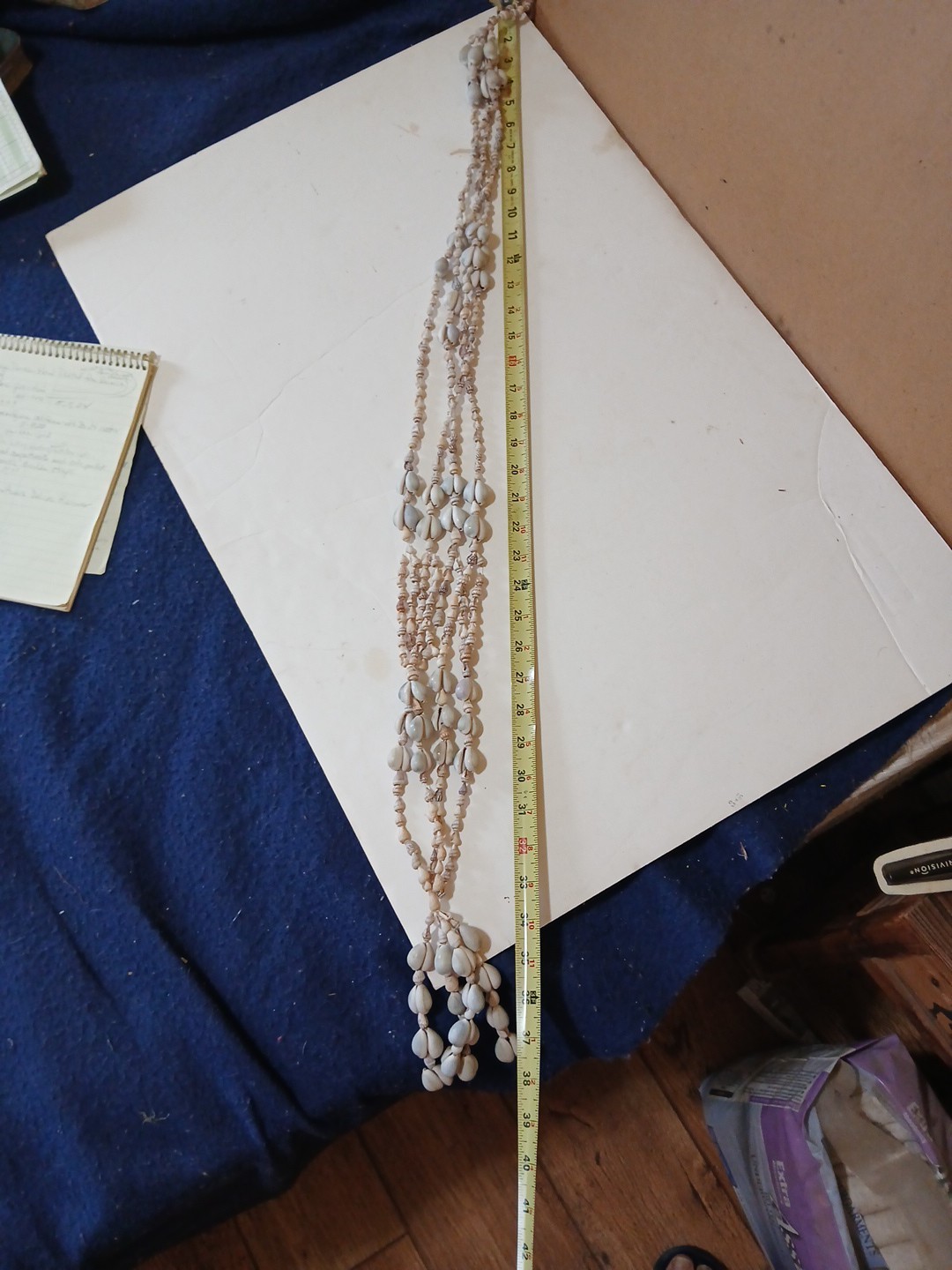 SEA SHELL PLANT HANGER ALL SHELLS NO FILLERS Approximately 36″