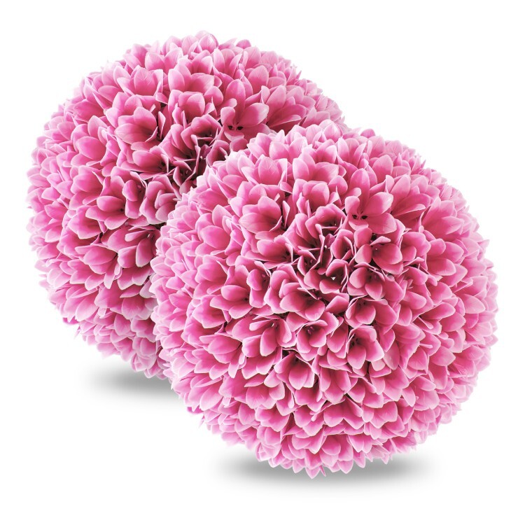 2 Pcs Artificial Plant Topiary Ball, Faux Boxwood Indoor Outdoor Decorative Ball