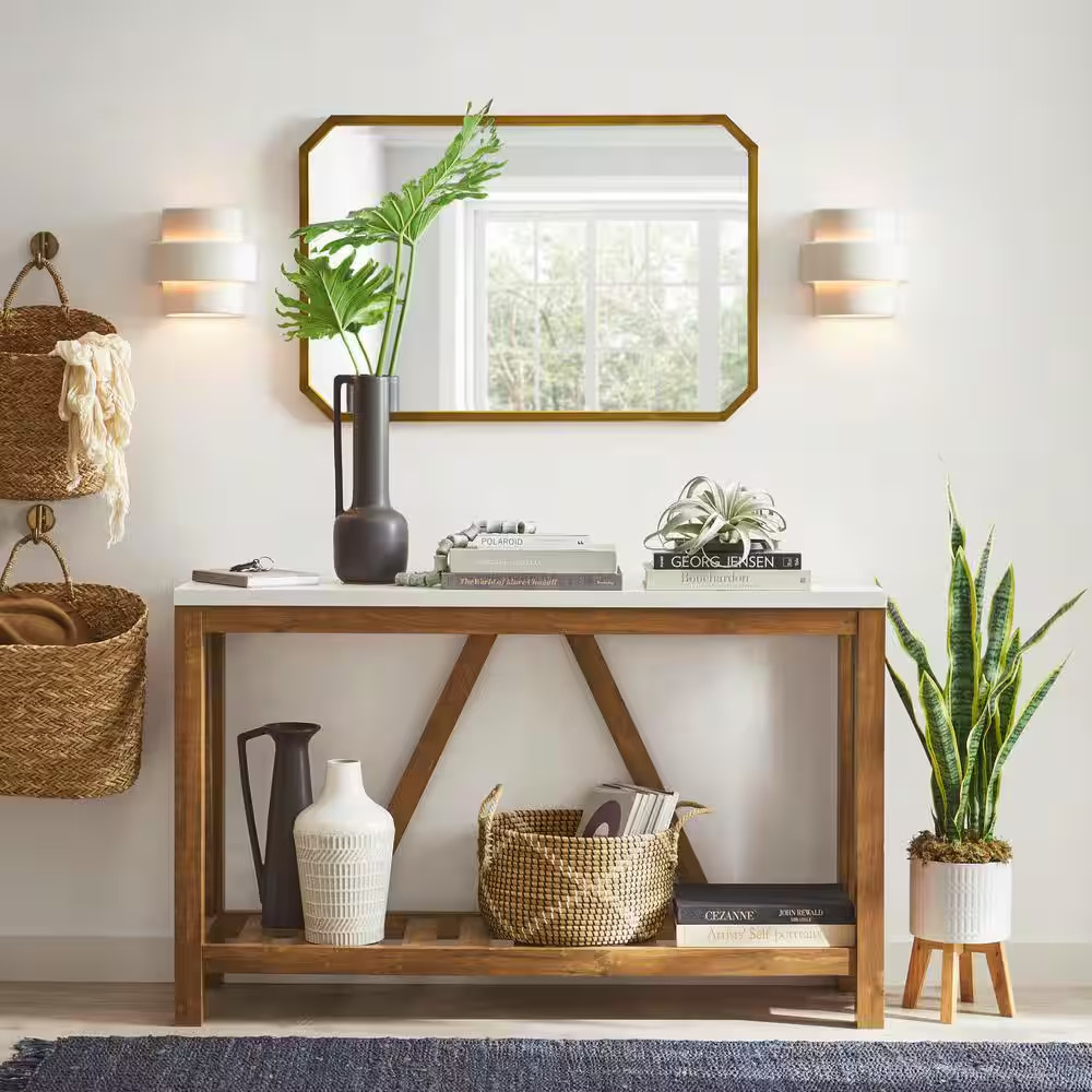 Artificial Snake Plant Sansevieria Faux Indoor Potted Office Home Decor