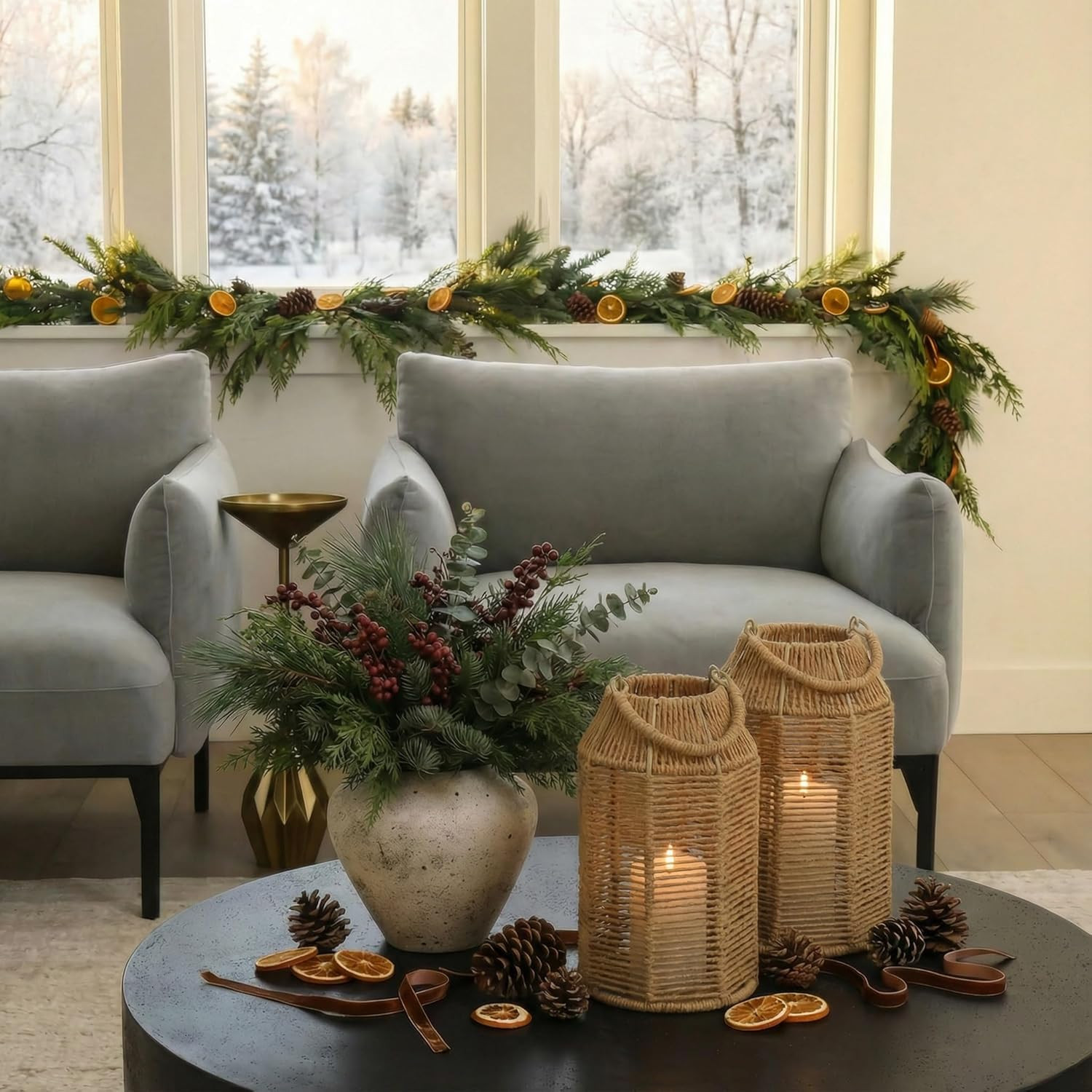 Natural Jute Boho Lanterns Handcrafted Chic Decor to Enhance Your Home Modern