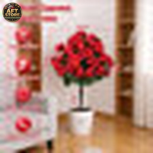 Primrue Set of 2 Artificial Silk Flowers with Pickets
