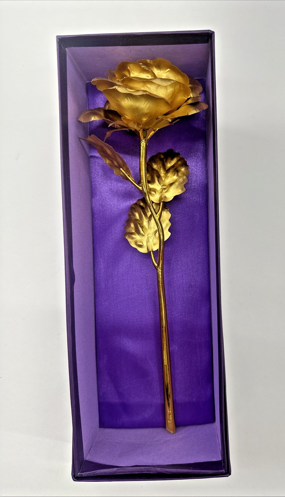 24k Gold Accent Roses Steven Singer Red & Gold & Golden Blooming Rose