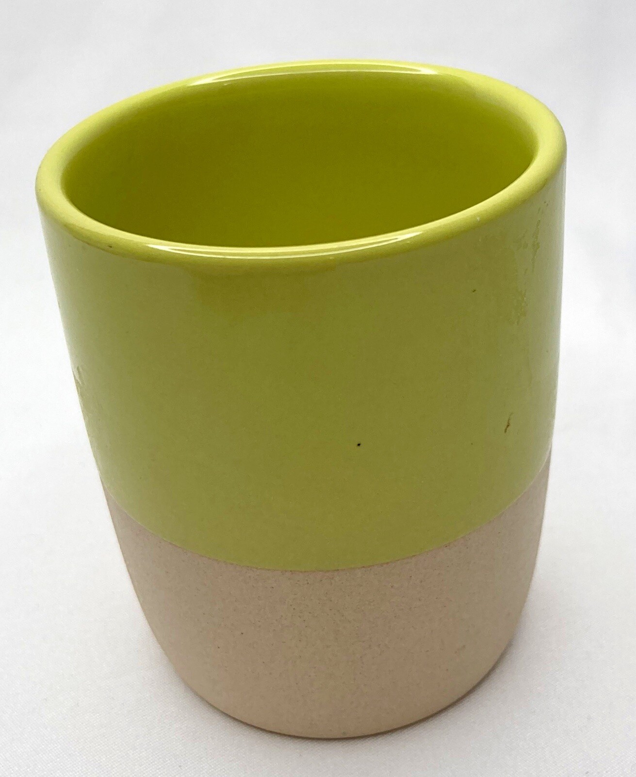 Mini Ceramic Lime Green Planter For Bamboo-Succulent -Air Plant-Home Decor