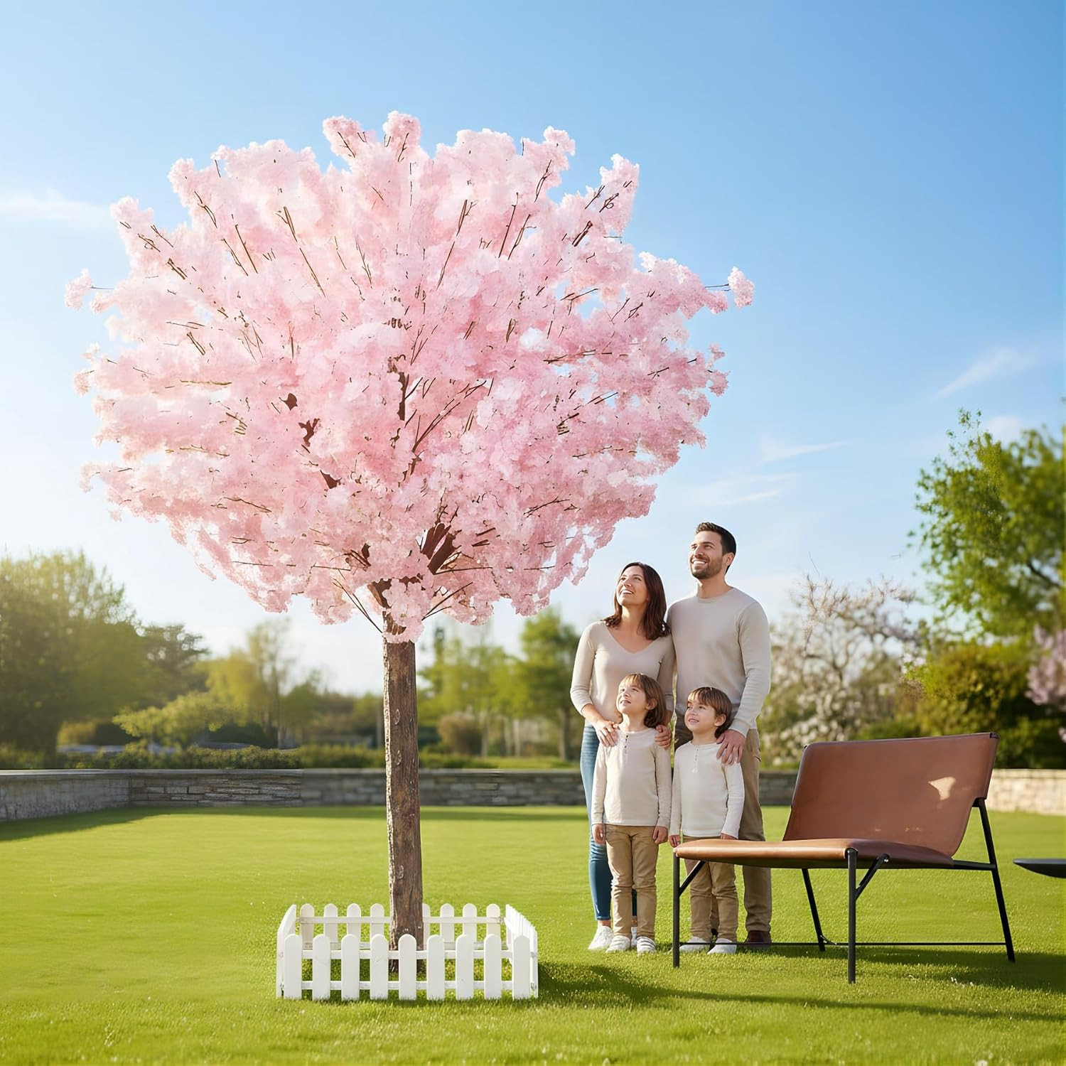 Handmade Pink Cherry Blossom Tree for Indoor Decor & Events