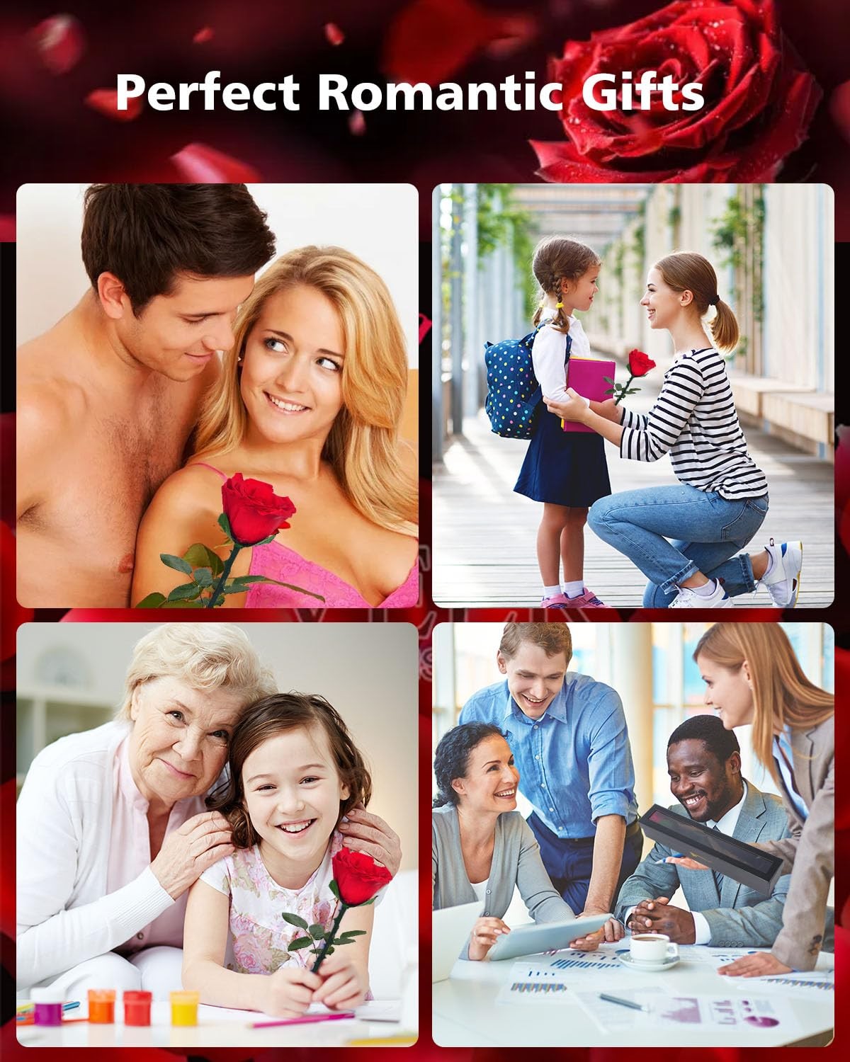 Preserved Flowers Gifts for Women: Valentines Day Mothers Day Birthday Christ…