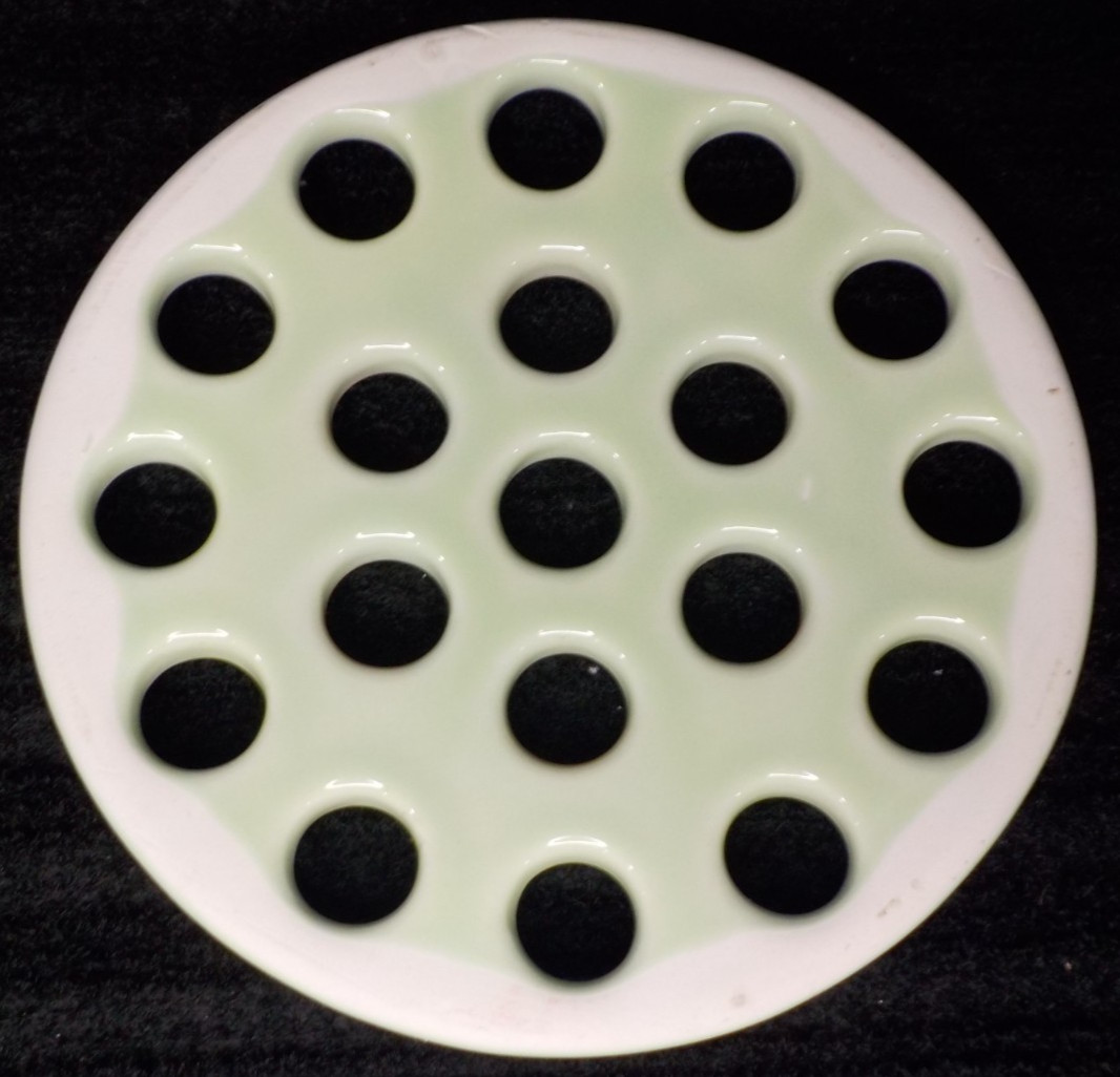 FLOWER FROG Ceramic Round TOP Insert for Vase, Bowl Floral Arranging Accessory