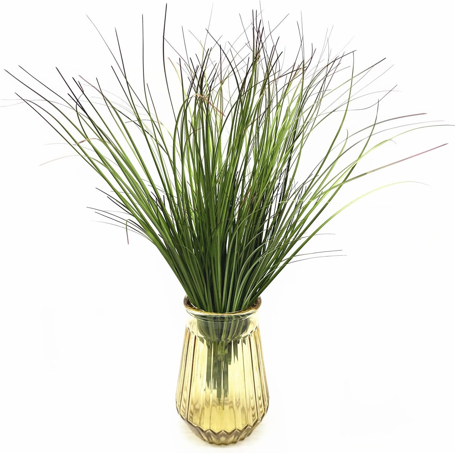 Fake Wheat Grass Plants Artificial Onion Greenery Faux Shrubs Plastic Plant Flow