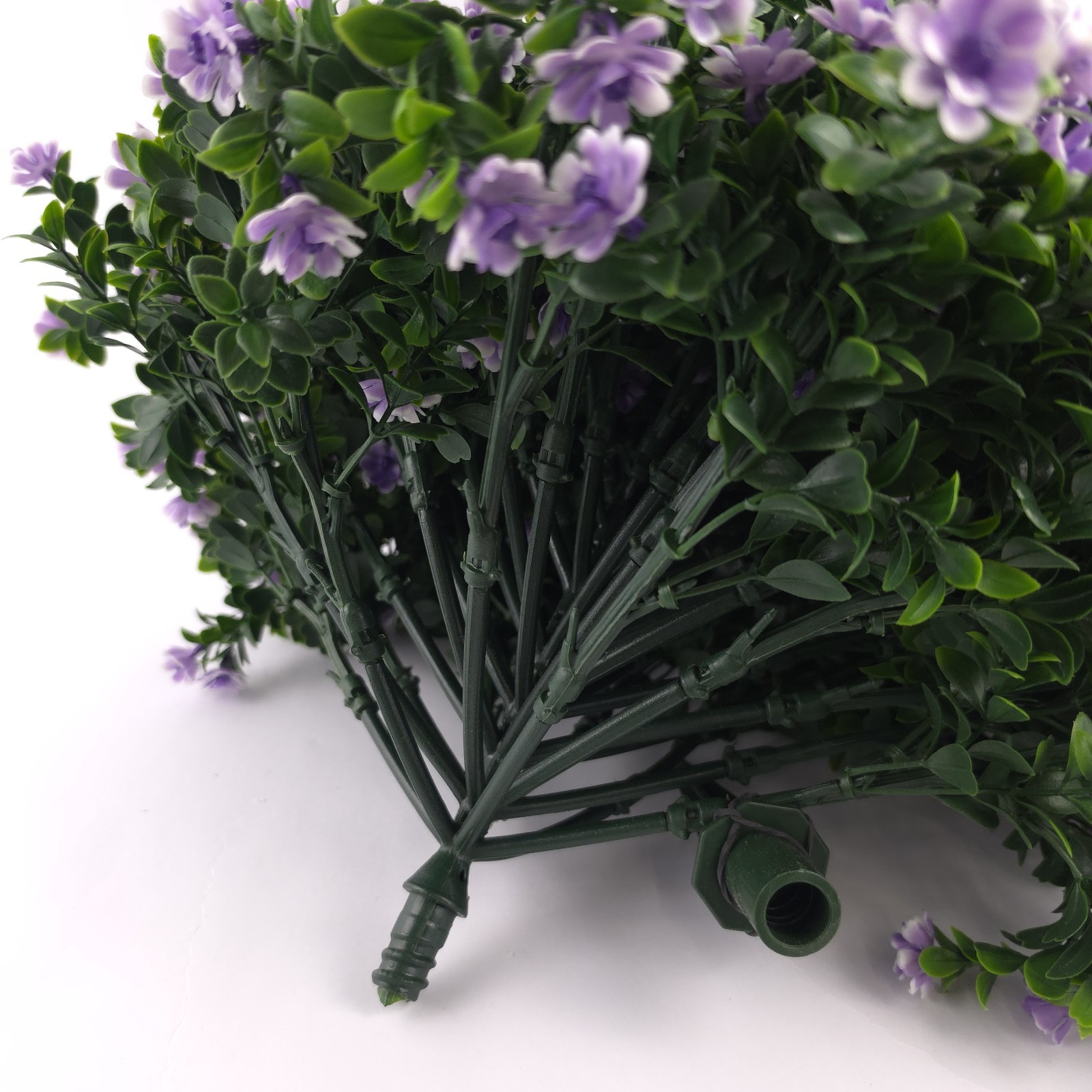 Wicker Park 20″ Oversized Faux Wildflower Urn Filler Purple
