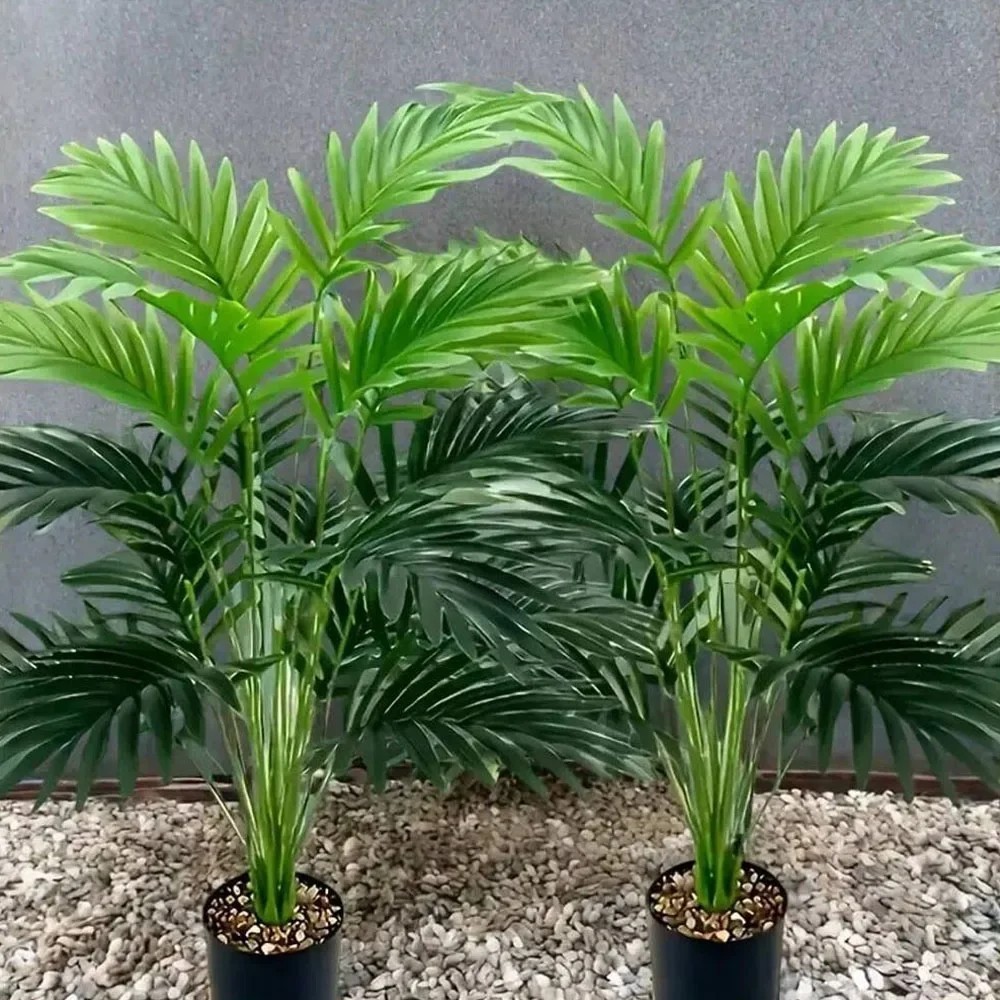 36 Leaves Areca Palm Artificial Plant Large Realistic Indoor Outdoor Decor