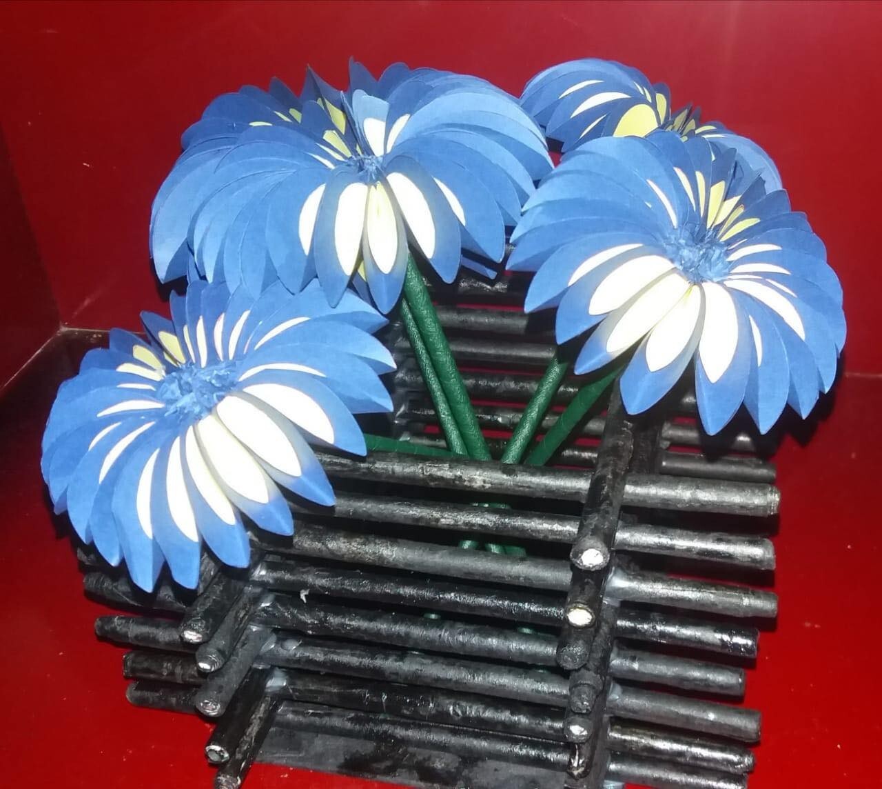 Paper flowers for Home decoration high quality free shipping