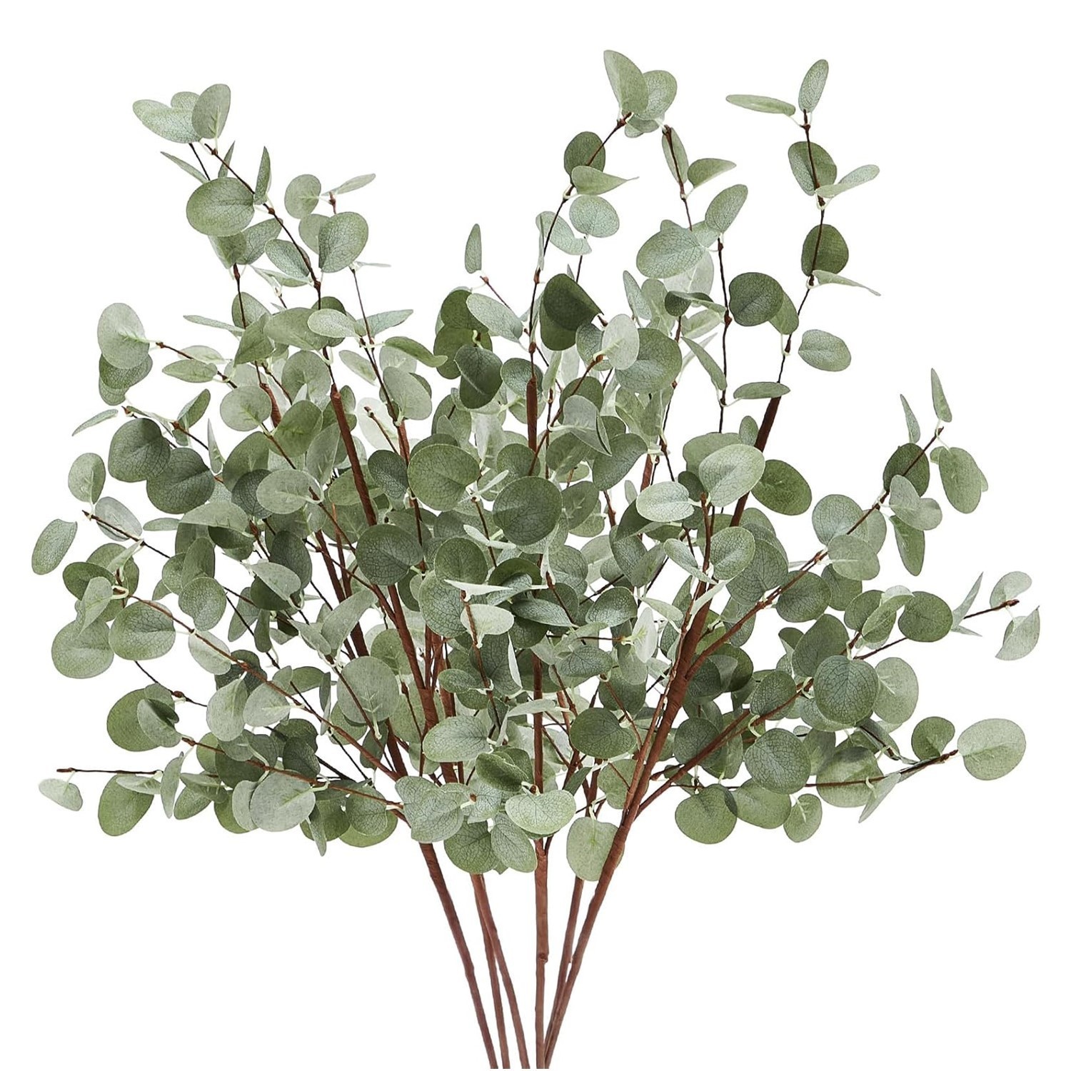 10 pcs 30in Extra Long Artificial Eucalyptus Stems Tall Greenery Stems Realistic