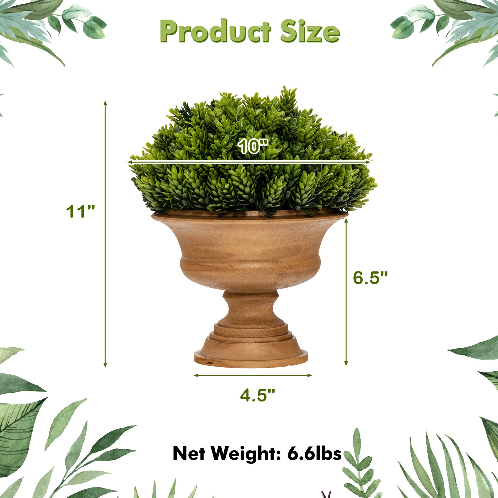 Small Faux Pine Cone Trees 4 Pack Artificial Plants Decor for Indoor