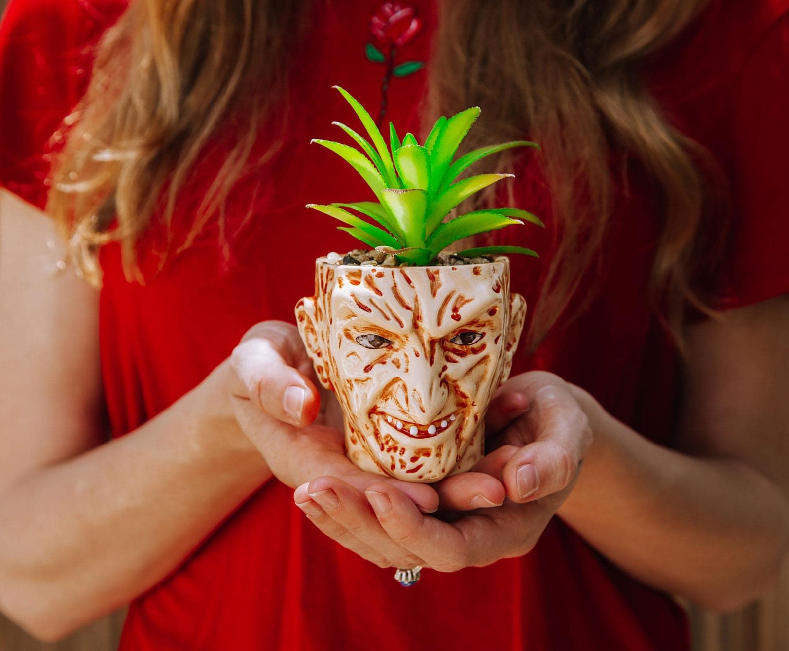 A Nightmare On Elm Street Freddy Krueger 3-Inch Ceramic Mini Planter with Art…