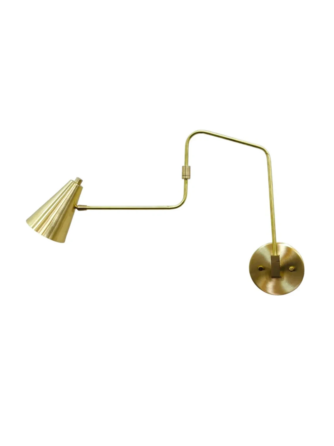 Swing Arm Vintage Wall Sconce Stilnovo Style Single Light Articulated Reading Sc