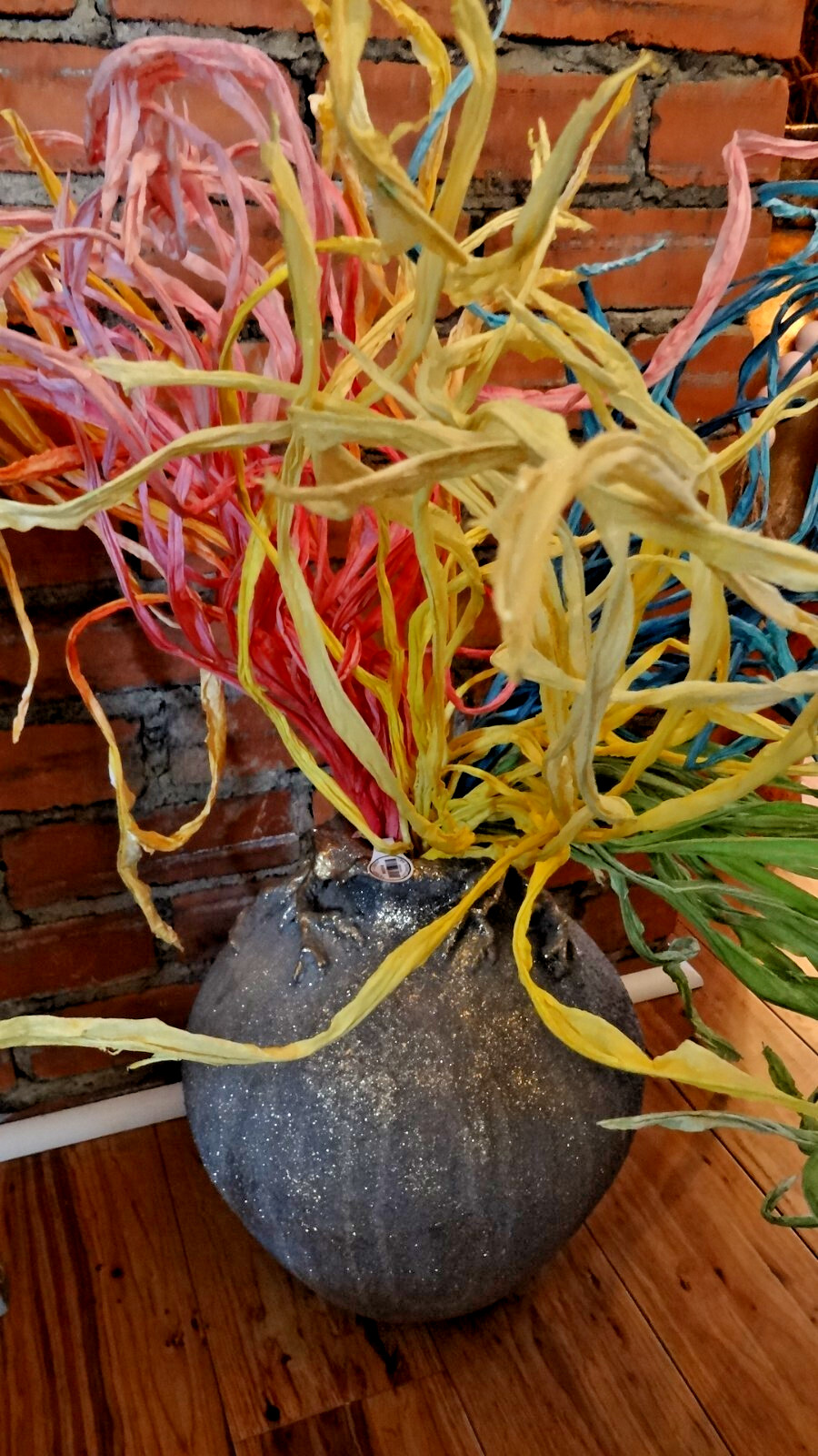 Set 5 Large Pastel Crepe Paper Wired Branches Handmade Italian Paper 24”