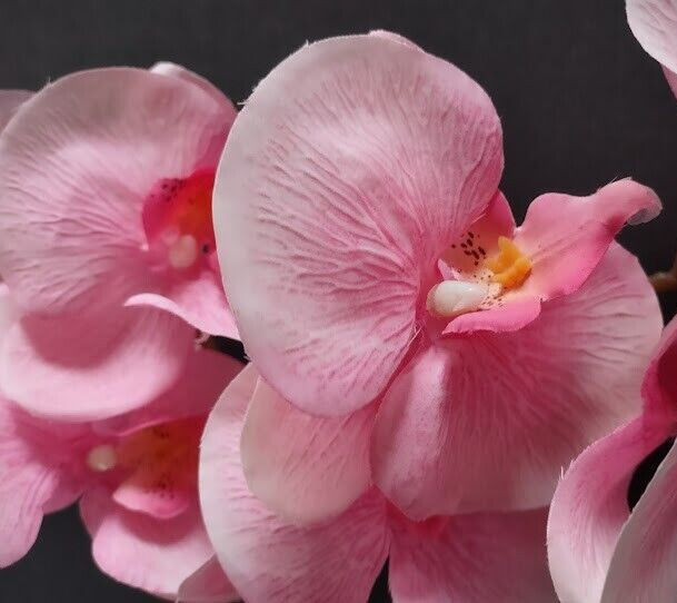 Artificial Phalaenopsis Orchid flower stem. Silk Flowers PINK