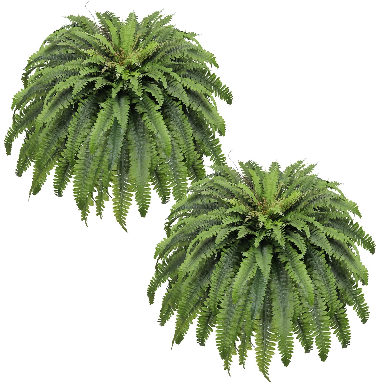 50″ Fake Ferns Artificial Plants Large, 98 Fronds 2 for Outdoors and Indoors