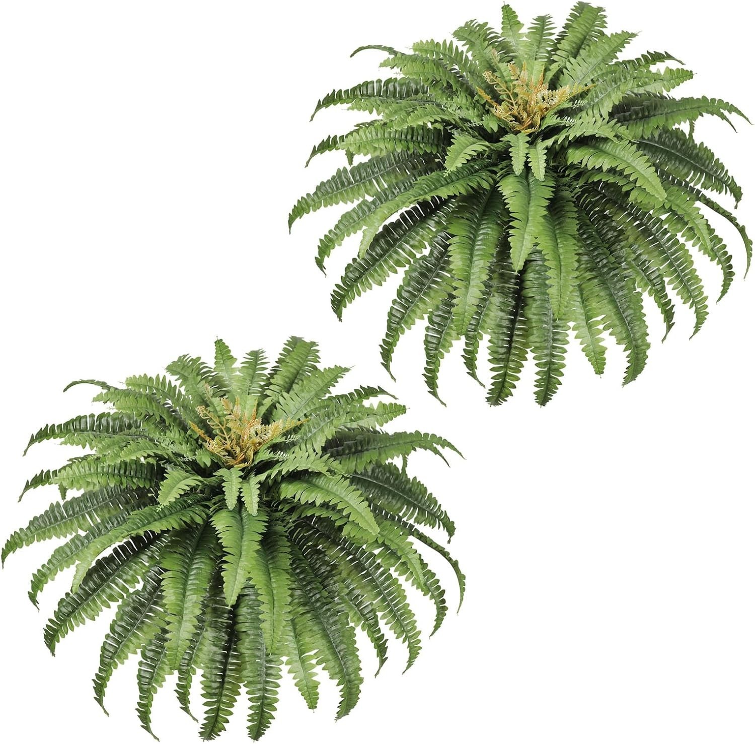 50″ Fake Ferns Artificial Plants Large 98 Fronds Artificial Ferns Outdoors &