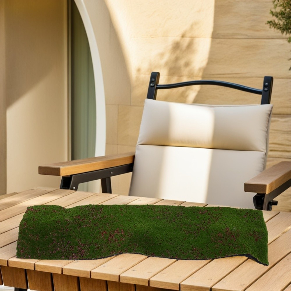Olive Green Artificial Moss Carpet for Home and Office Decorative Faux Grass Mat